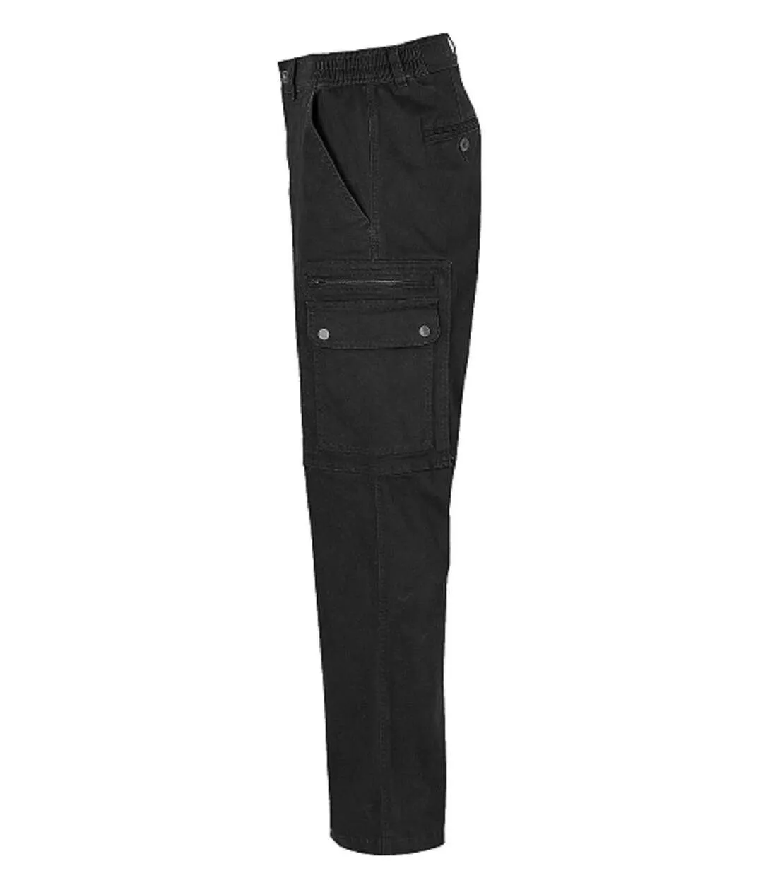 Pantalon cargo docker stretch multipoches - Homme - 03820 - noir