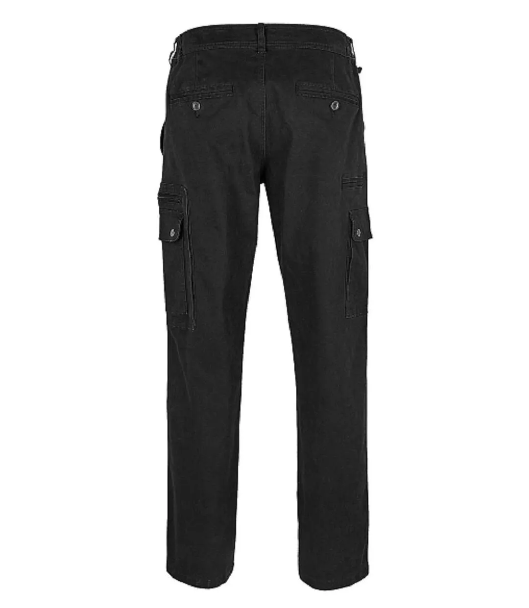 Pantalon cargo docker stretch multipoches - Homme - 03820 - noir