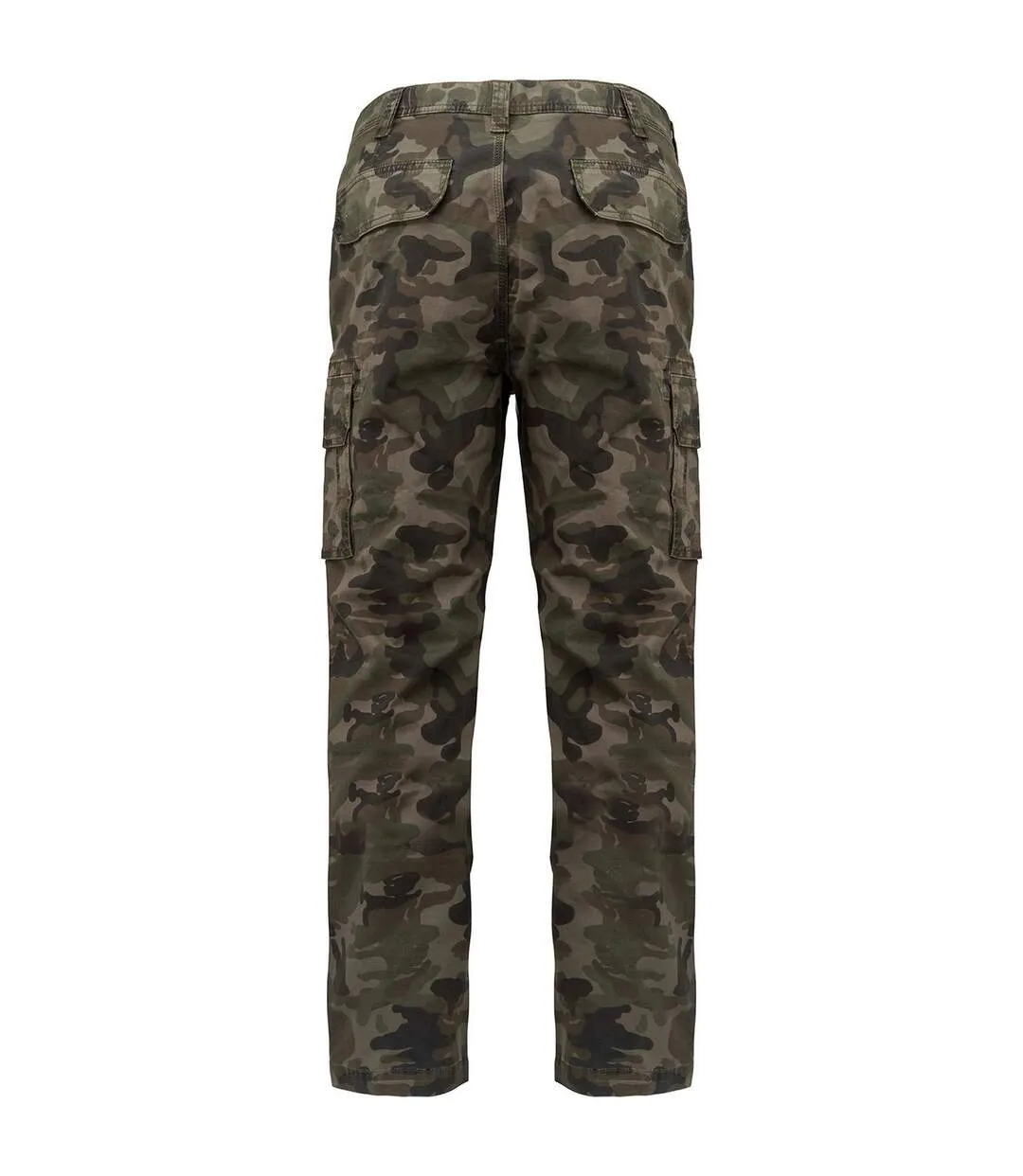 Pantalon cargo homme vert / noir / marron camouflage Kariban