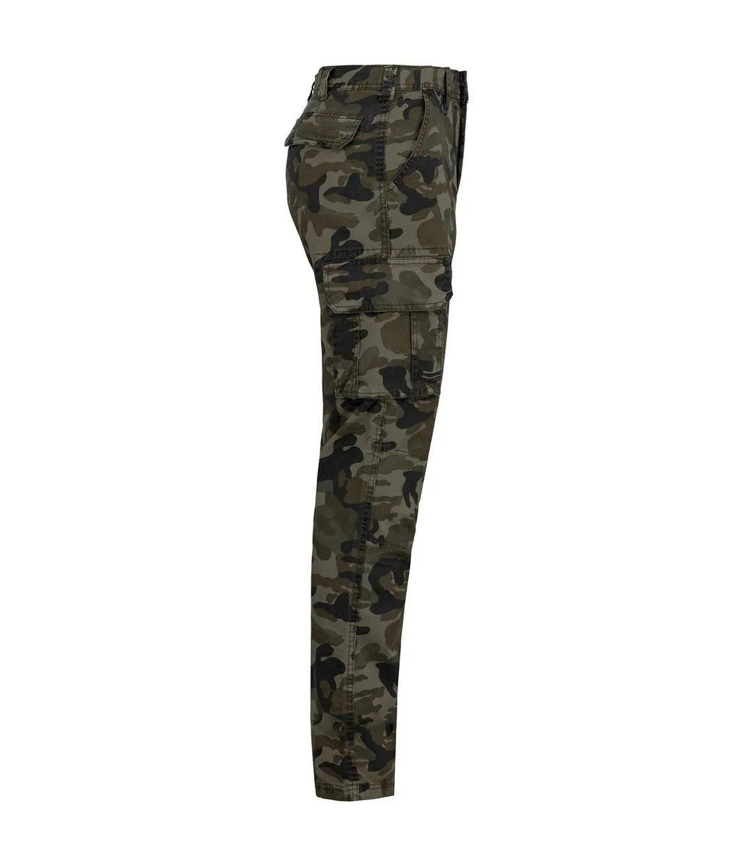 Pantalon cargo homme vert / noir / marron camouflage Kariban