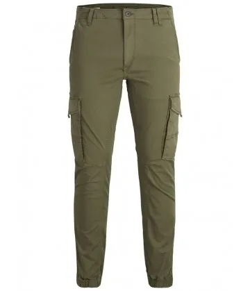 Pantalon Cargo kaki paul flake JACK AND JONES