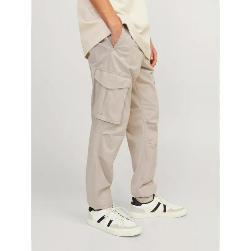 Pantalon cargo kane noah beige homme - Jack & Jones | wimod