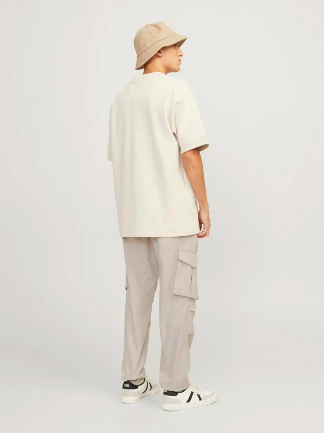 Pantalon cargo kane noah beige homme - Jack & Jones | wimod