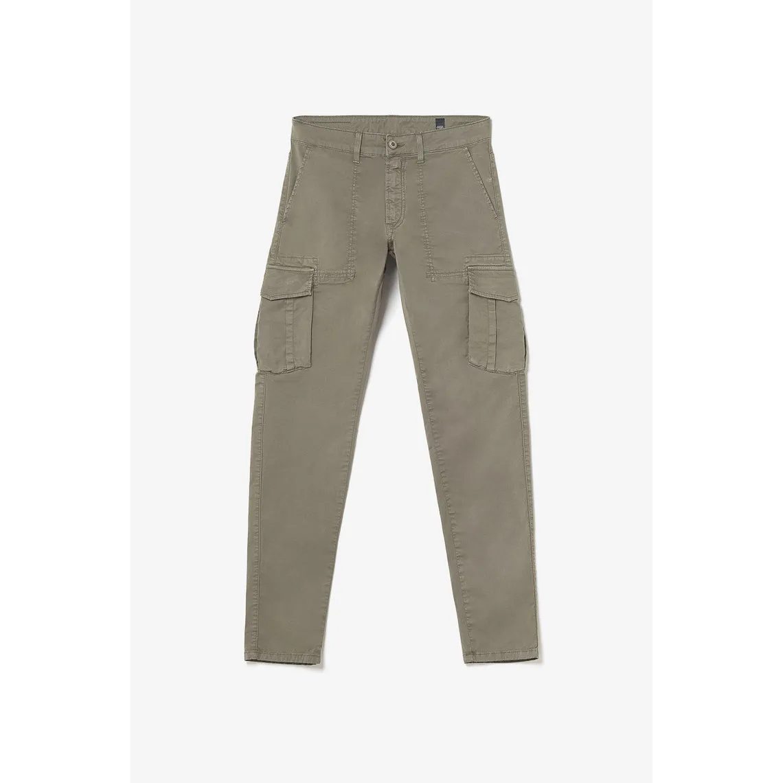 Pantalon cargo Lakme kaki vert en coton | 3 Suisses