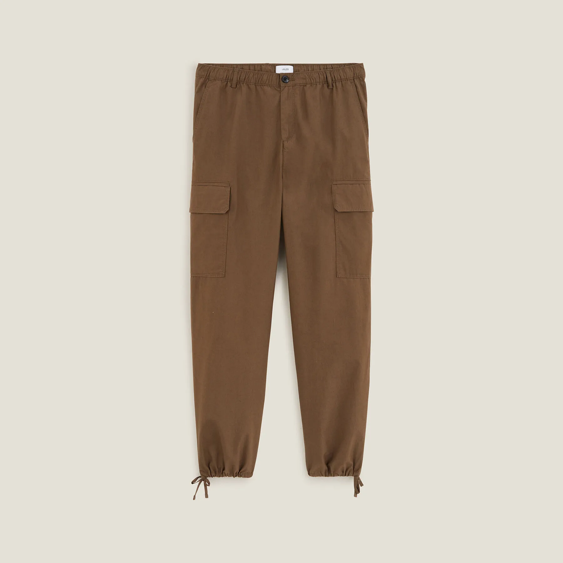 Pantalon cargo matière technique Vert kaki | Jules