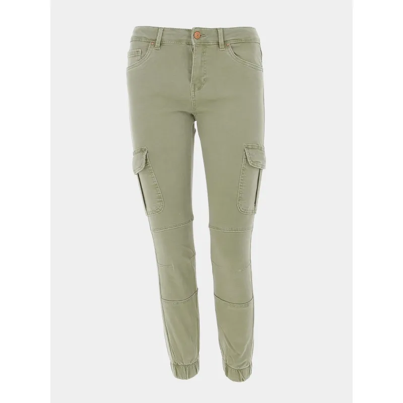 Pantalon cargo missouri kaki foncé femme - Only | wimod