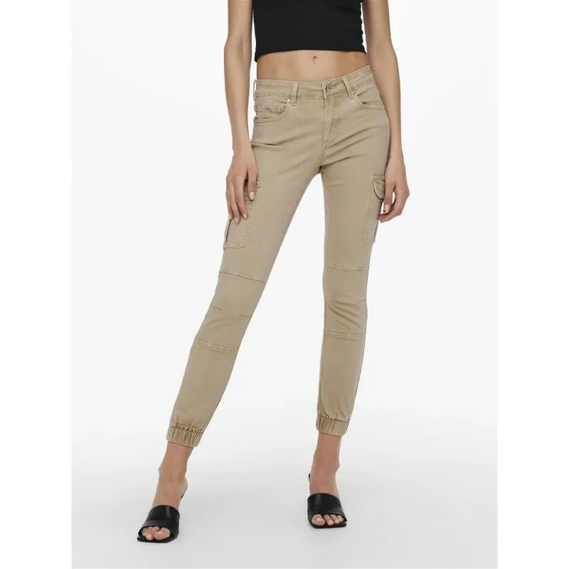 Pantalon cargo missouri regular beige femme - Only | wimod