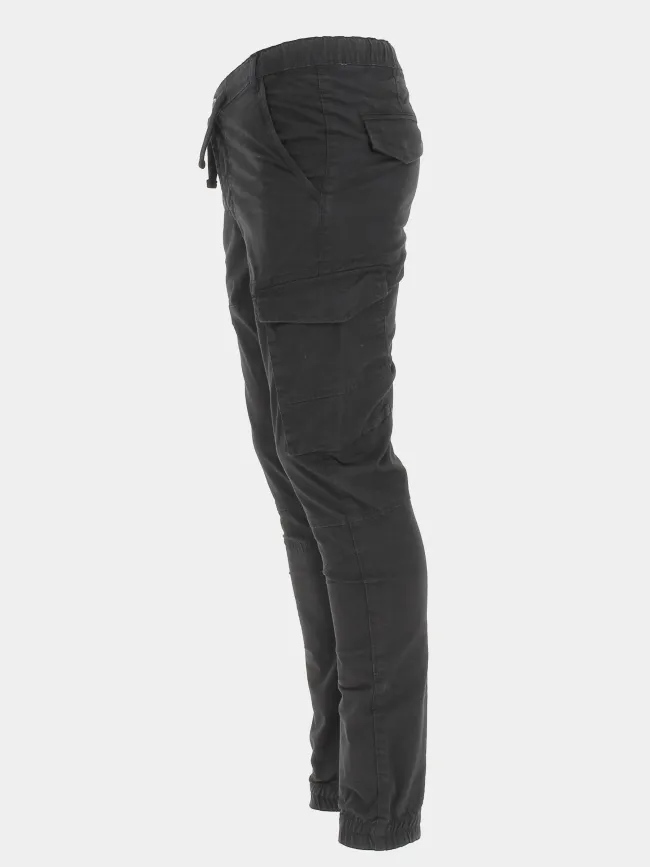 Pantalon cargo murray utilitaire noir garçon - Teddy Smith | wimod