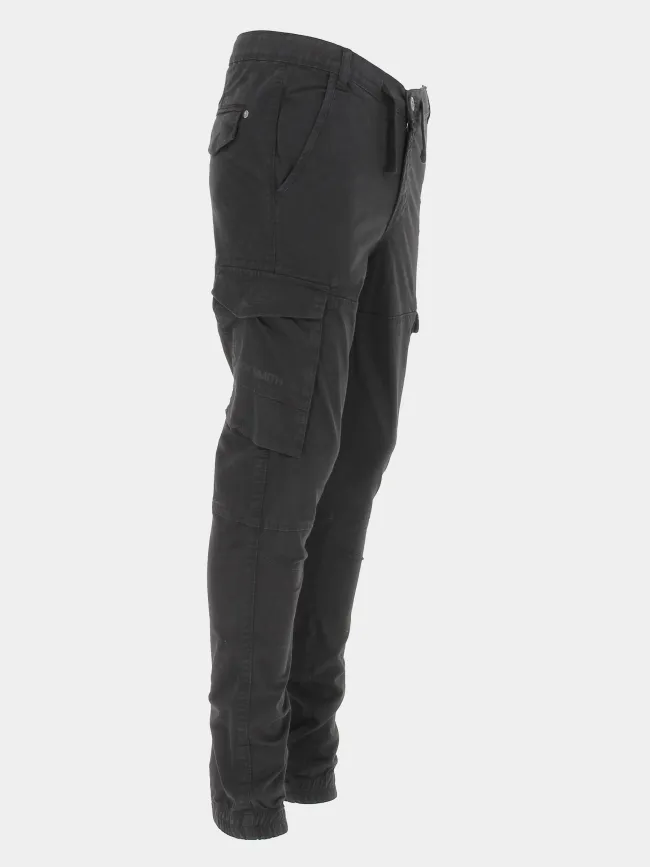 Pantalon cargo murray utilitaire noir garçon - Teddy Smith | wimod