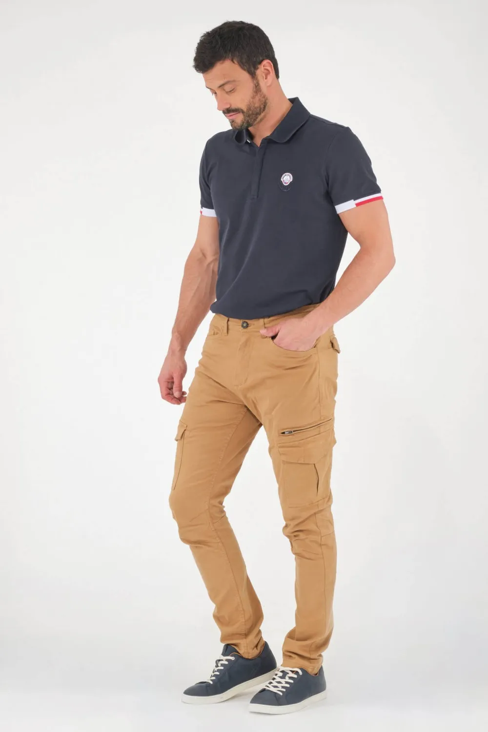 Pantalon cargo officiel PATOUILLE DE FRANCE , Patrouille de France - Redskins - LARGO MAHEVAN Camel | Cesare Nori