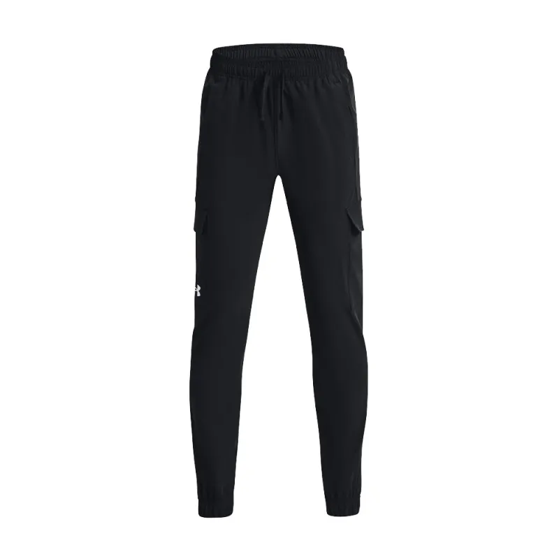 PANTALON CARGO PENNANT WOVEN NOIR ENFANT UNDER ARMOUR