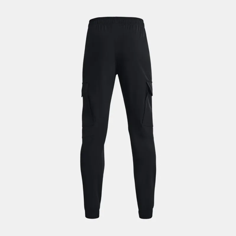 PANTALON CARGO PENNANT WOVEN NOIR ENFANT UNDER ARMOUR