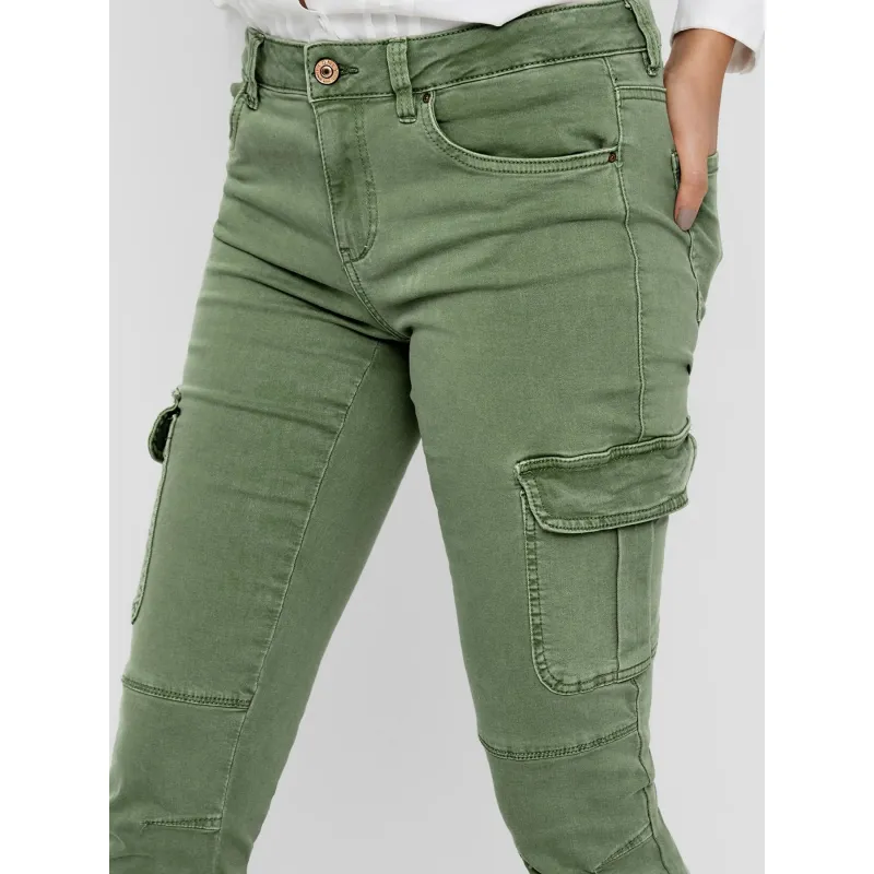 Pantalon cargo reg missouri kaki femme - Only | wimod