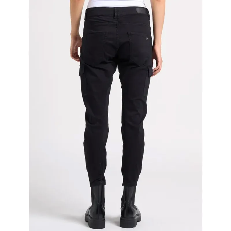 Pantalon cargo rivera noir femme - Le Temps Des Cerises | wimod