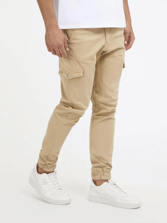 Pantalon cargo slim new kombat beige homme - Guess | wimod