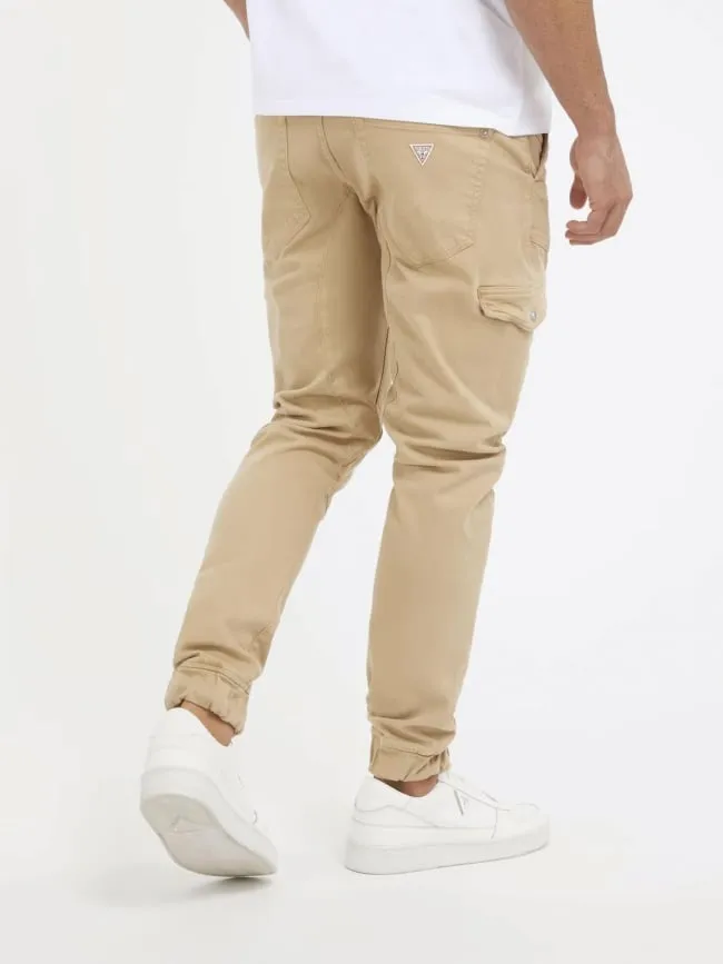 Pantalon cargo slim new kombat beige homme - Guess | wimod