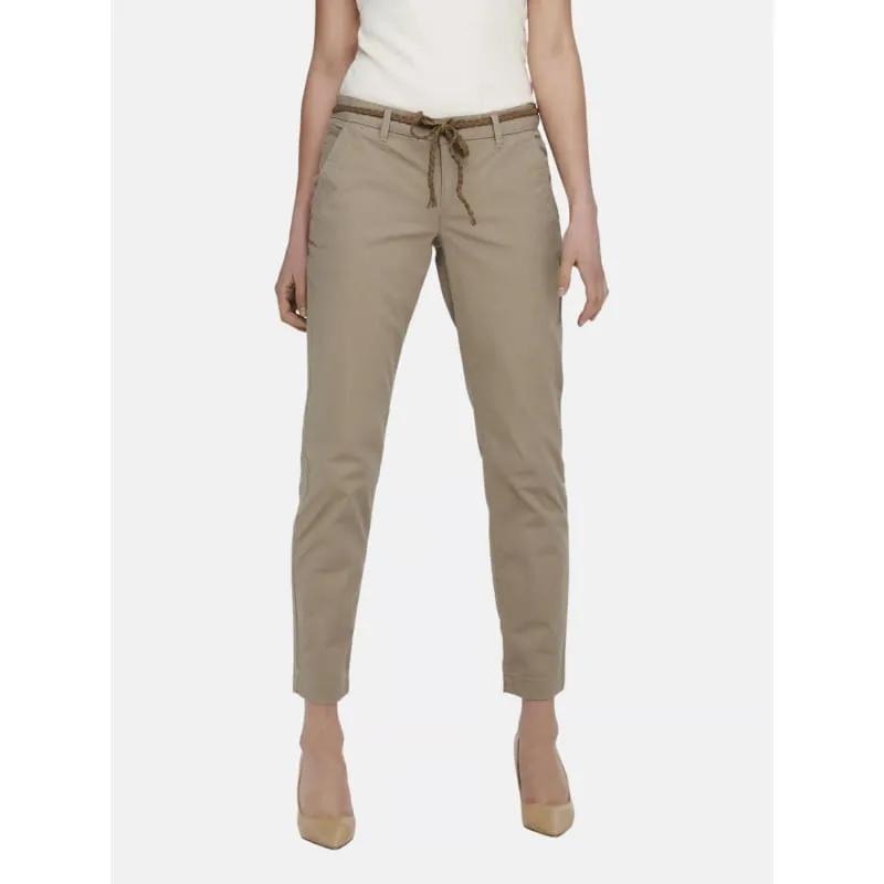 Pantalon chino droit evelyn kaki femme - Only | wimod