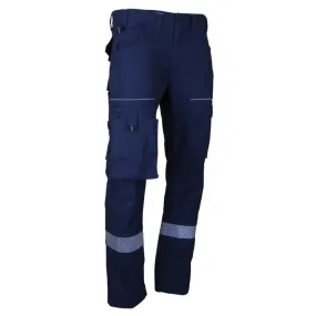 Pantalon de travail avec bandes rétro-réfléchissantes | LMA Workwear