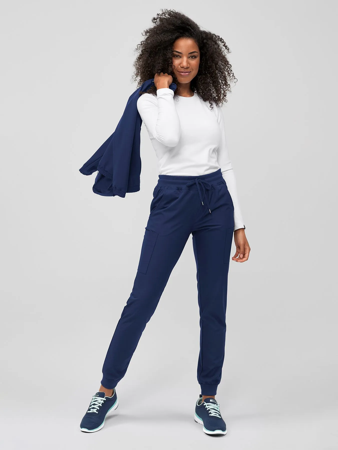 Pantalon femme à extension active – ourlets élastiques