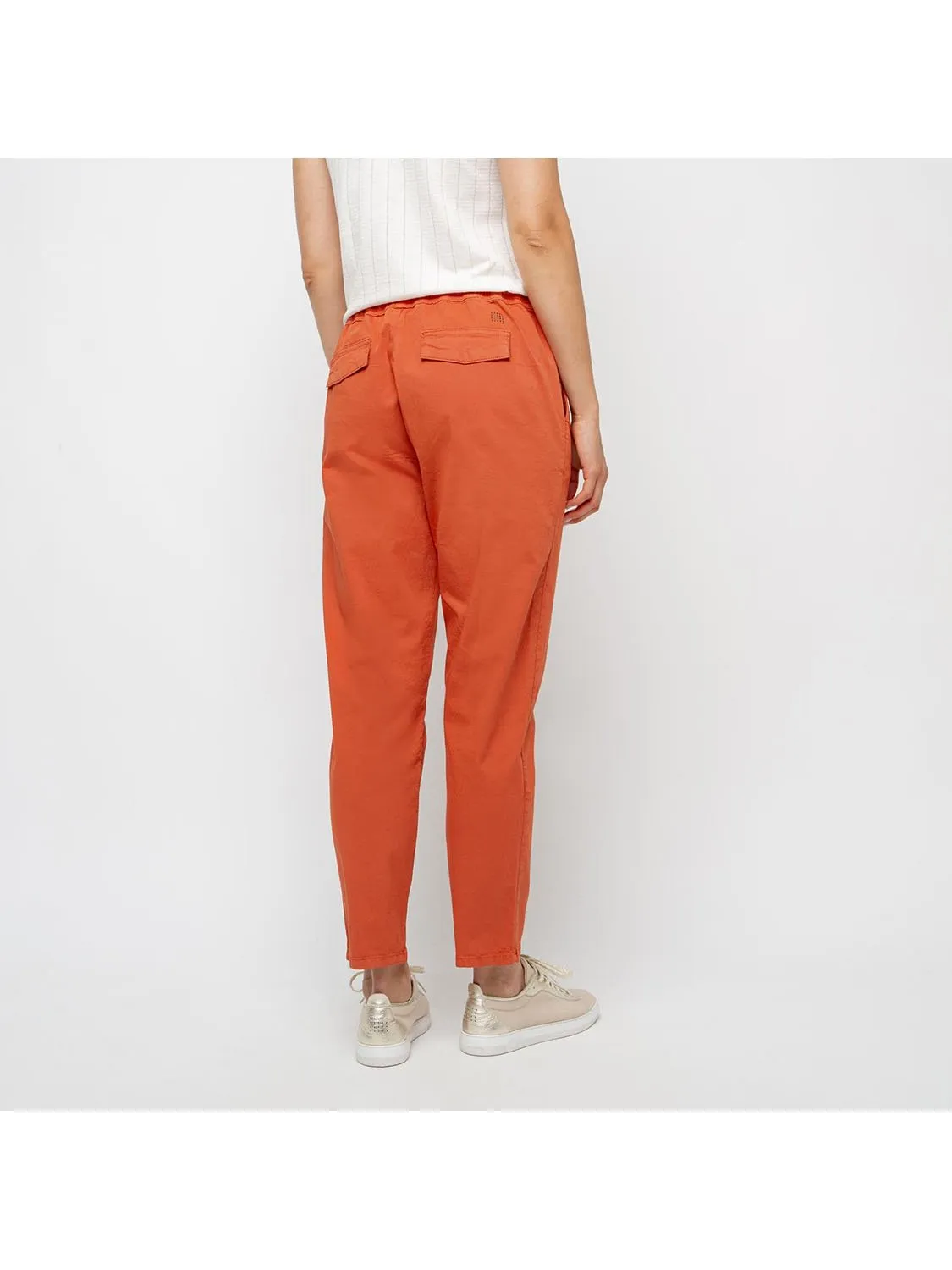 Pantalon Fluide Femme Coton Biologique Orange tbs