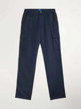 Pantalon Homme Cargo Ceinture Elastiquée Marine tbs