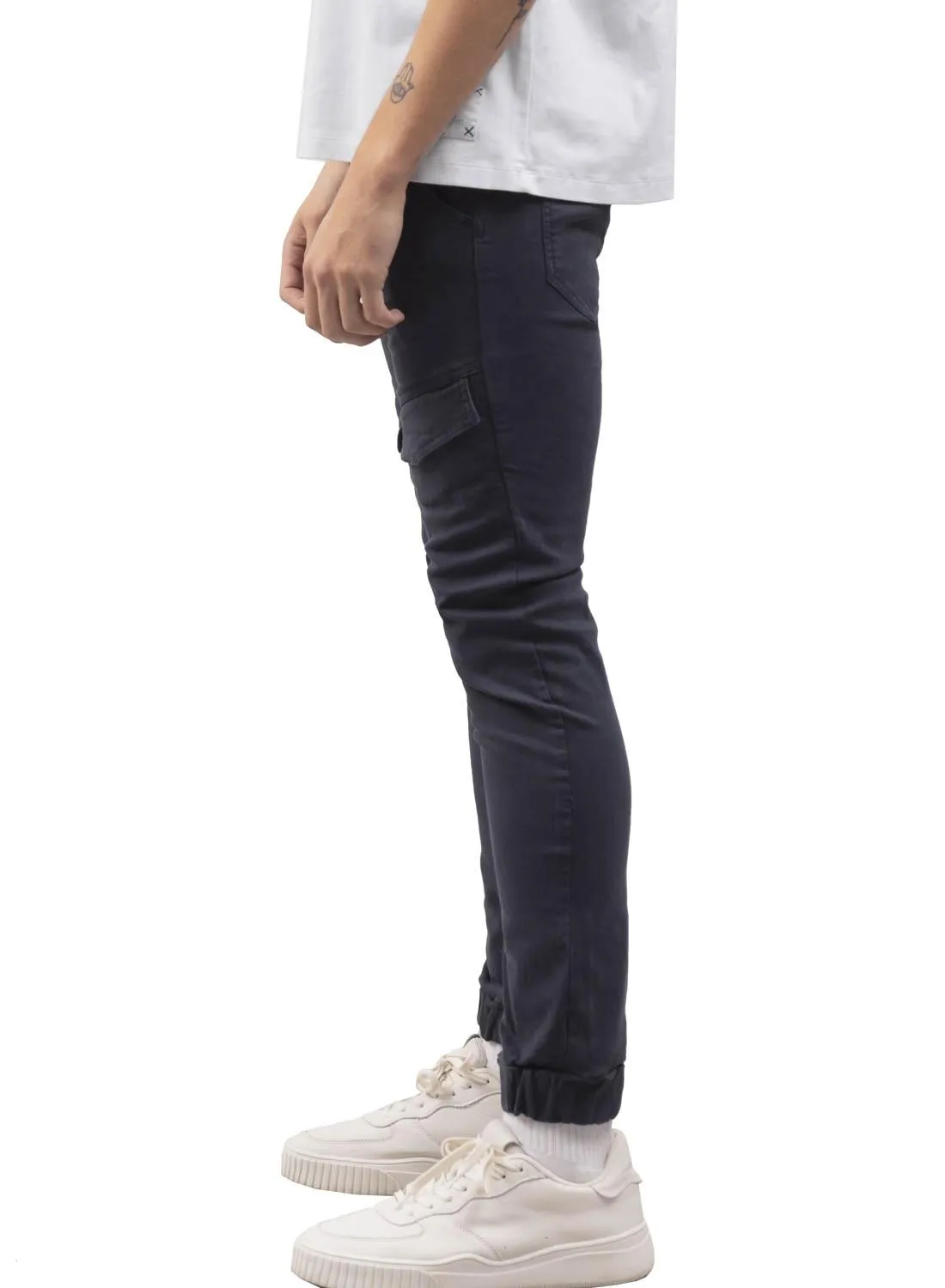 Pantalon Klout Cargo Bleu Marine pour Homme