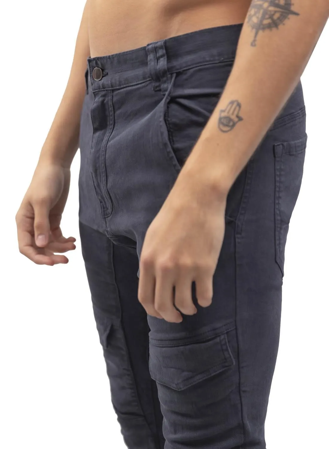 Pantalon Klout Cargo Bleu Marine pour Homme