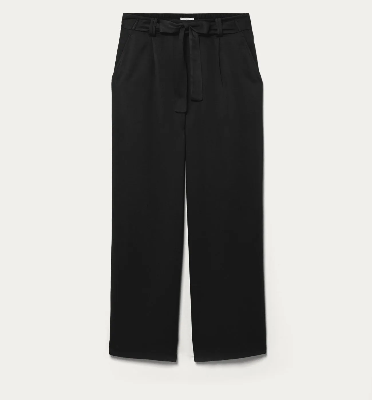 Pantalon large et fluide Femme - Noir