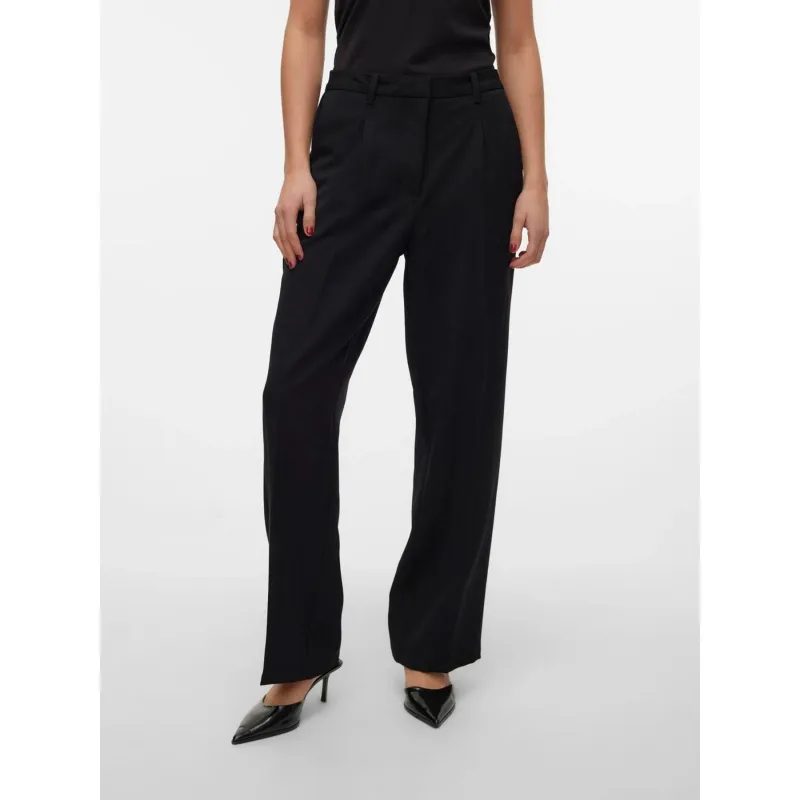 Pantalon large isabella noir femme - Vero Moda | wimod