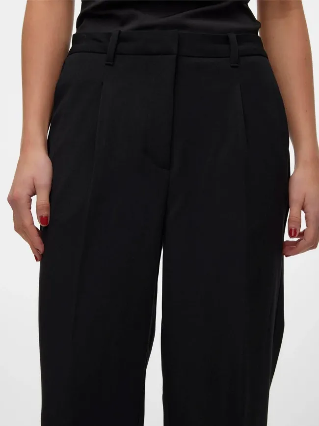 Pantalon large isabella noir femme - Vero Moda | wimod