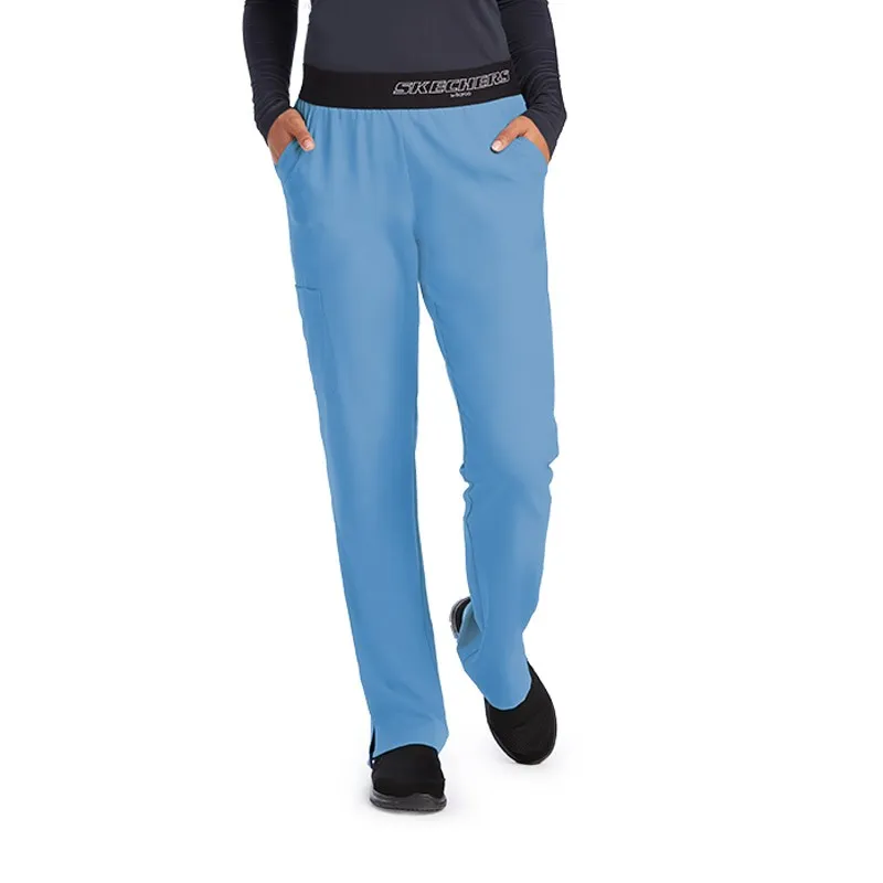 Pantalon médical femme bleu ciel - SKECHERS