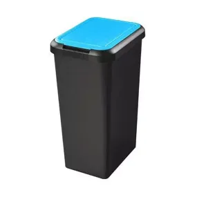 Poubelle de tri sélectif, 45 litres, bleu