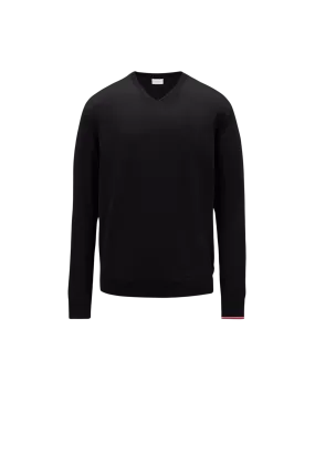 Pull Col V Noir