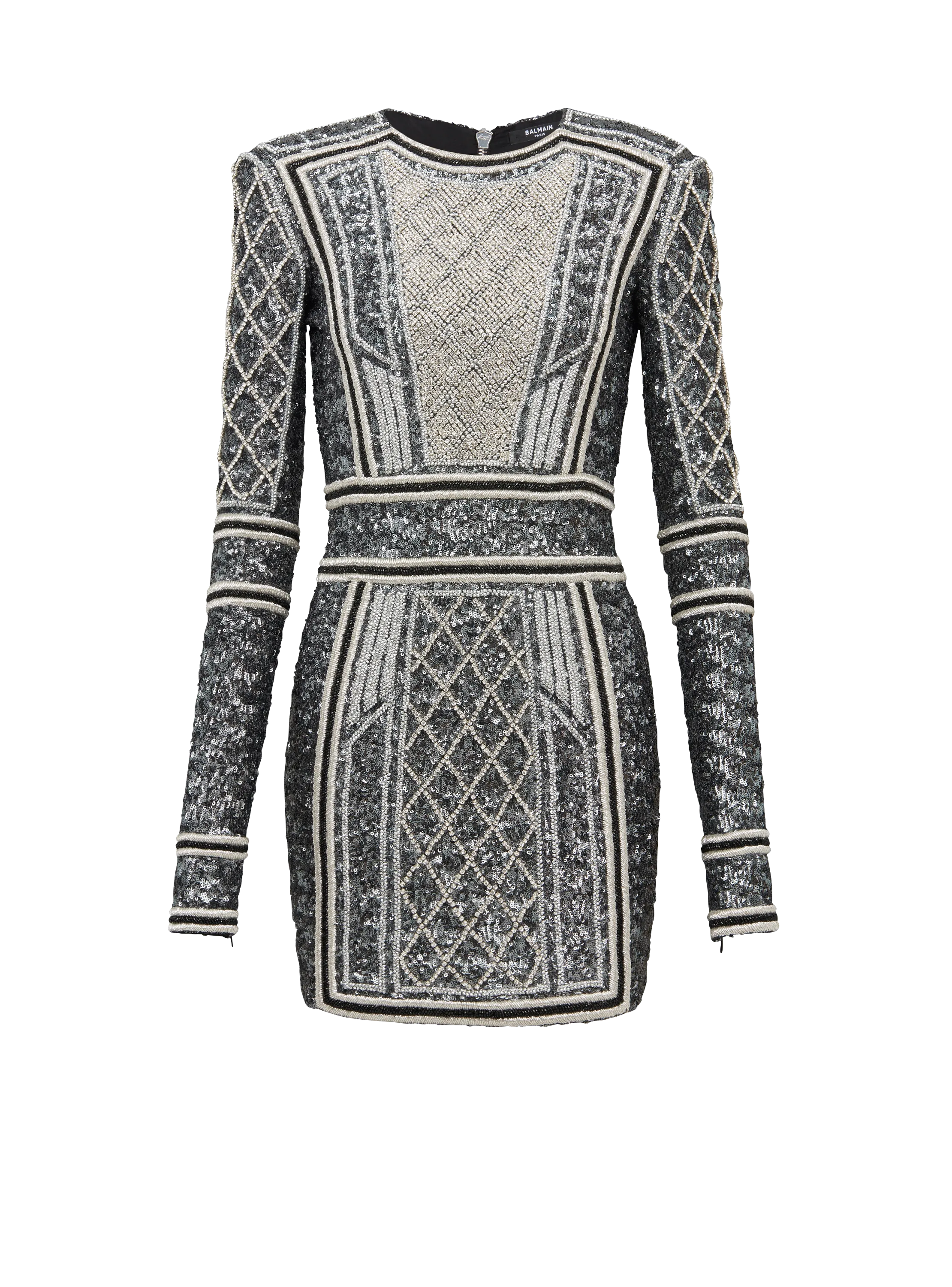 Robe courte brodée