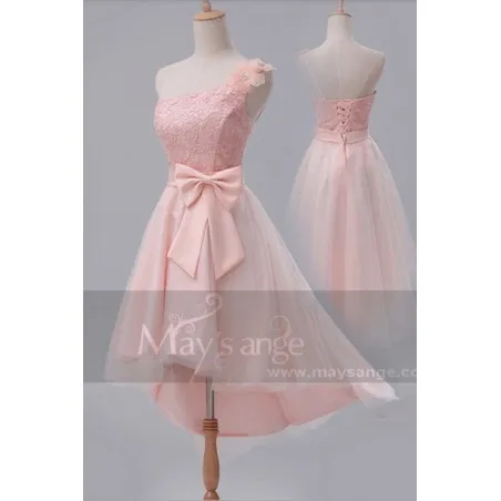 Robe courte de cocktail Eve en organza