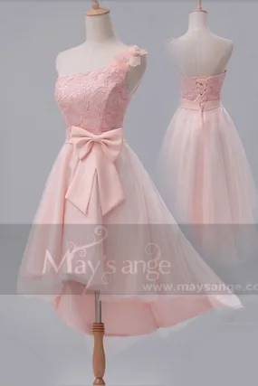 Robe courte de cocktail Eve en organza