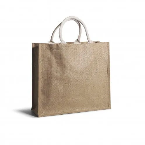Sac de courses en toile de jute - 41x37x15cm - BOUTIK - Vertlapub