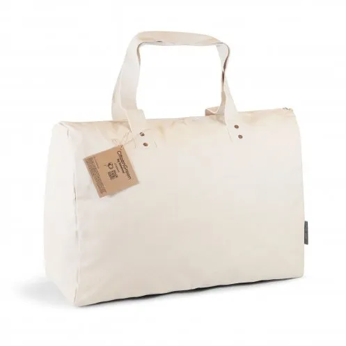 Sac de voyage avec trousse en coton bio - Avec logo - 360g - COMBIO - Vertlapub