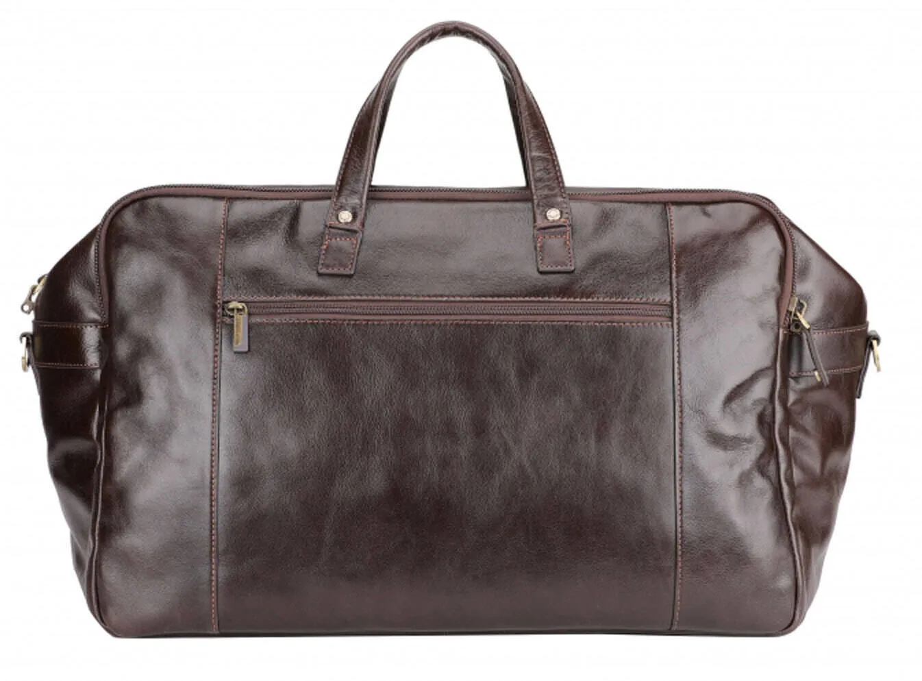 Sac de voyage cuir chatain Arthur et Aston