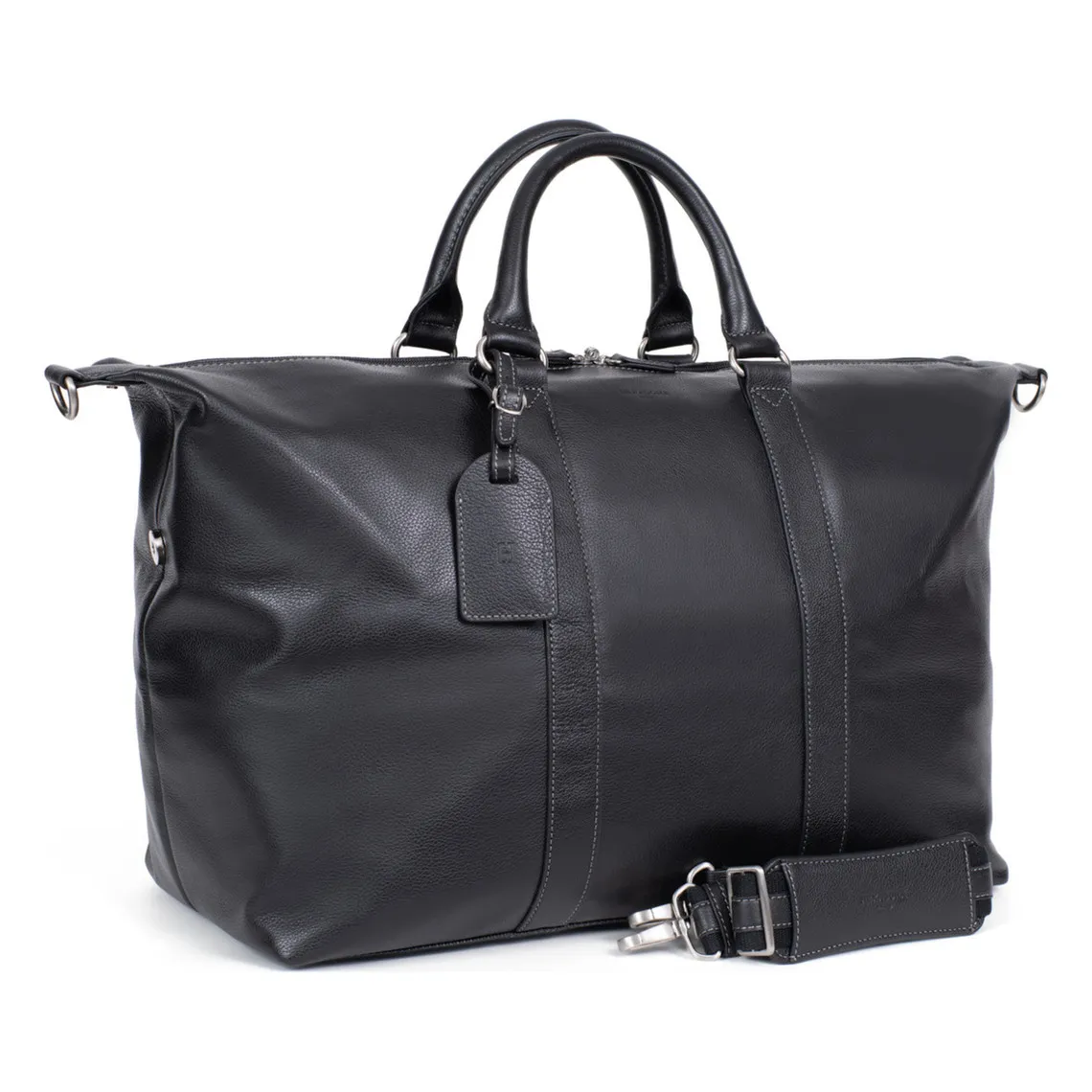 Sac de voyage Cuir CONFORT Noir Fleur | 3 Suisses