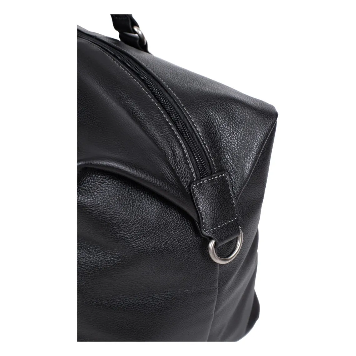 Sac de voyage Cuir CONFORT Noir Fleur | 3 Suisses