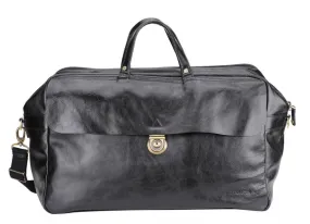 Sac de voyage cuir noir Arthur et Aston