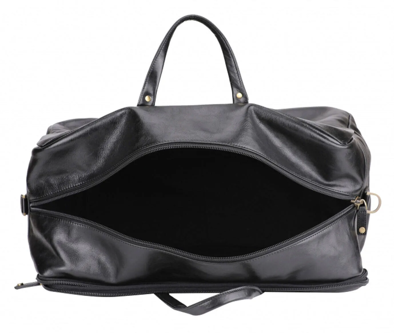 Sac de voyage cuir noir Arthur et Aston