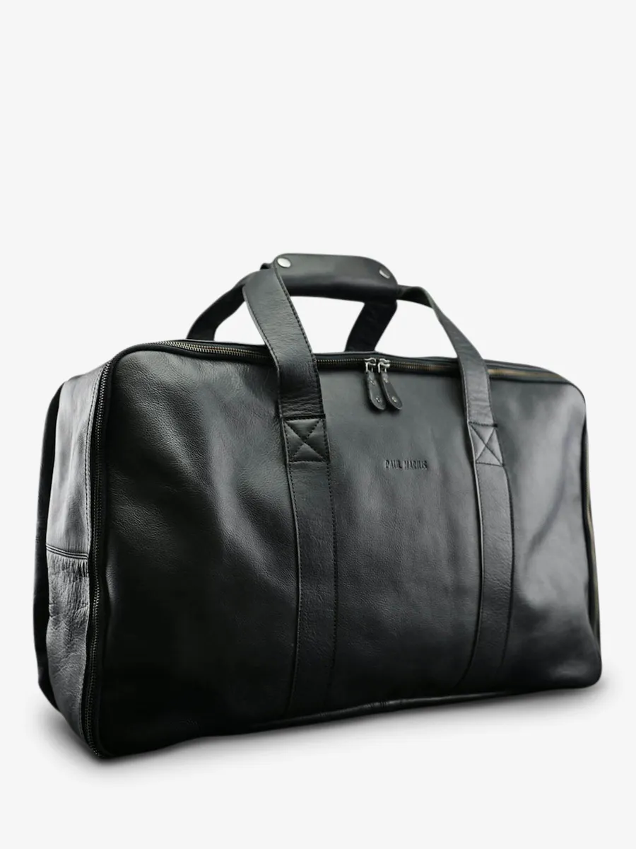 SAC DE VOYAGE CUIR NOIR LeGlobe-Trotter - Noir