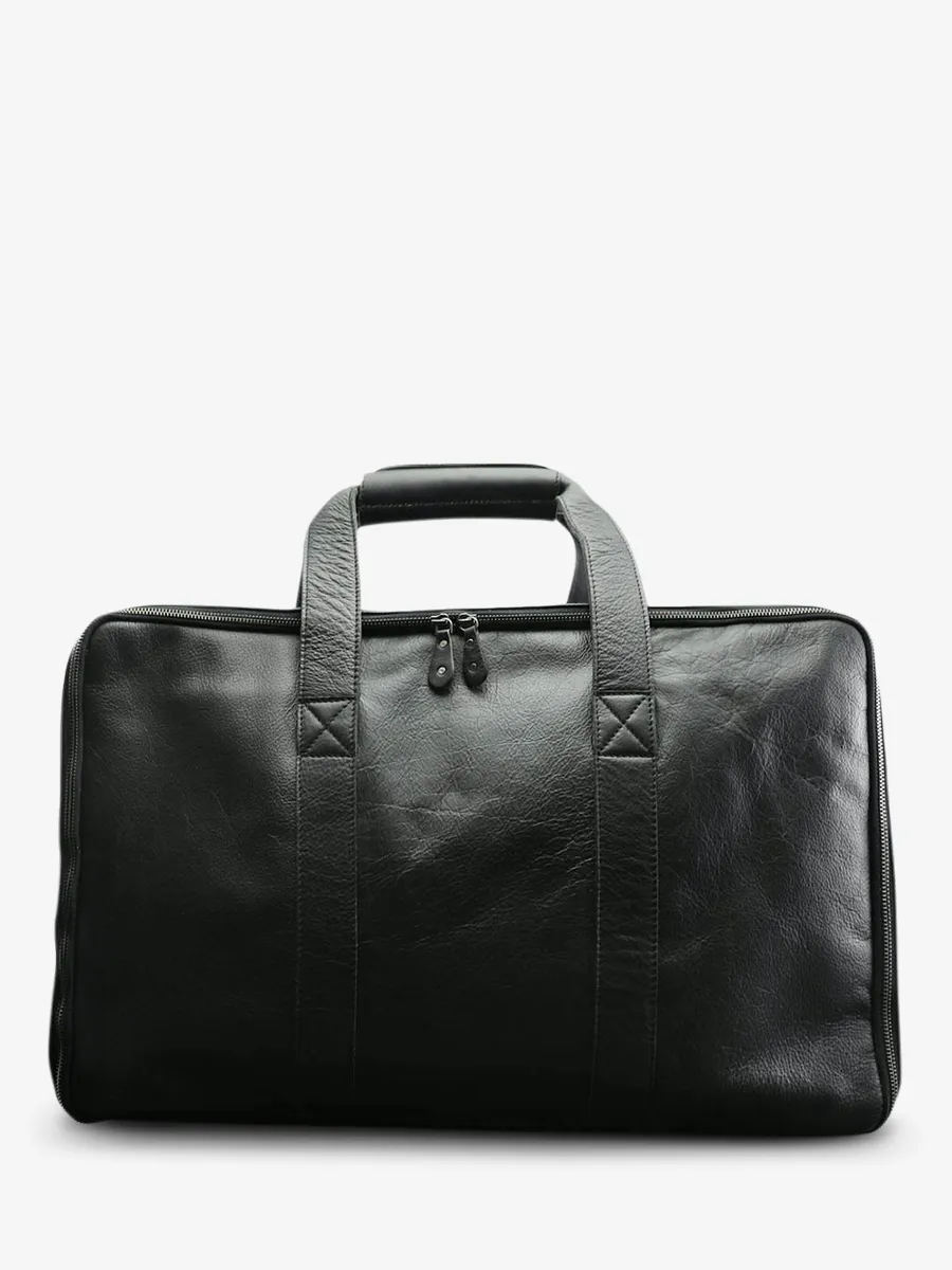 SAC DE VOYAGE CUIR NOIR LeGlobe-Trotter - Noir