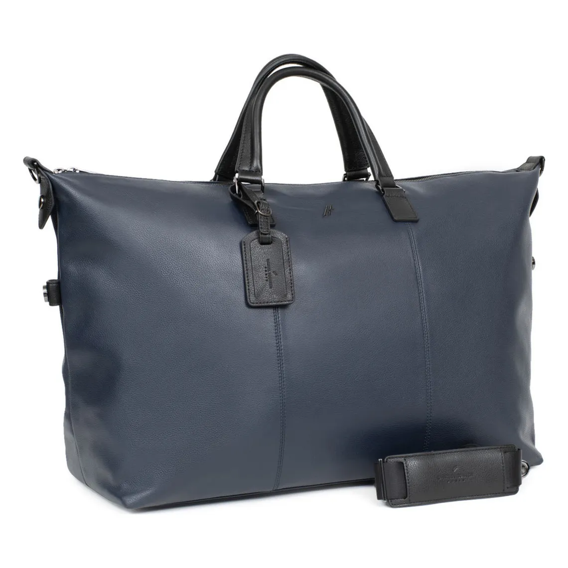 Sac de voyage Cuir TOGETHER Marine/Noir Tom Daniel Hechter Maroquinerie - Sac de voyage Homme sur MenCorner