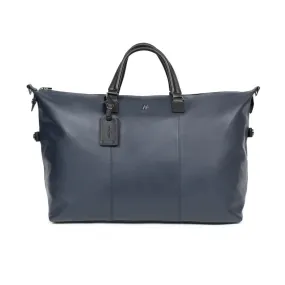 Sac de voyage Cuir TOGETHER Marine/Noir Tom Daniel Hechter Maroquinerie - Sac de voyage Homme sur MenCorner