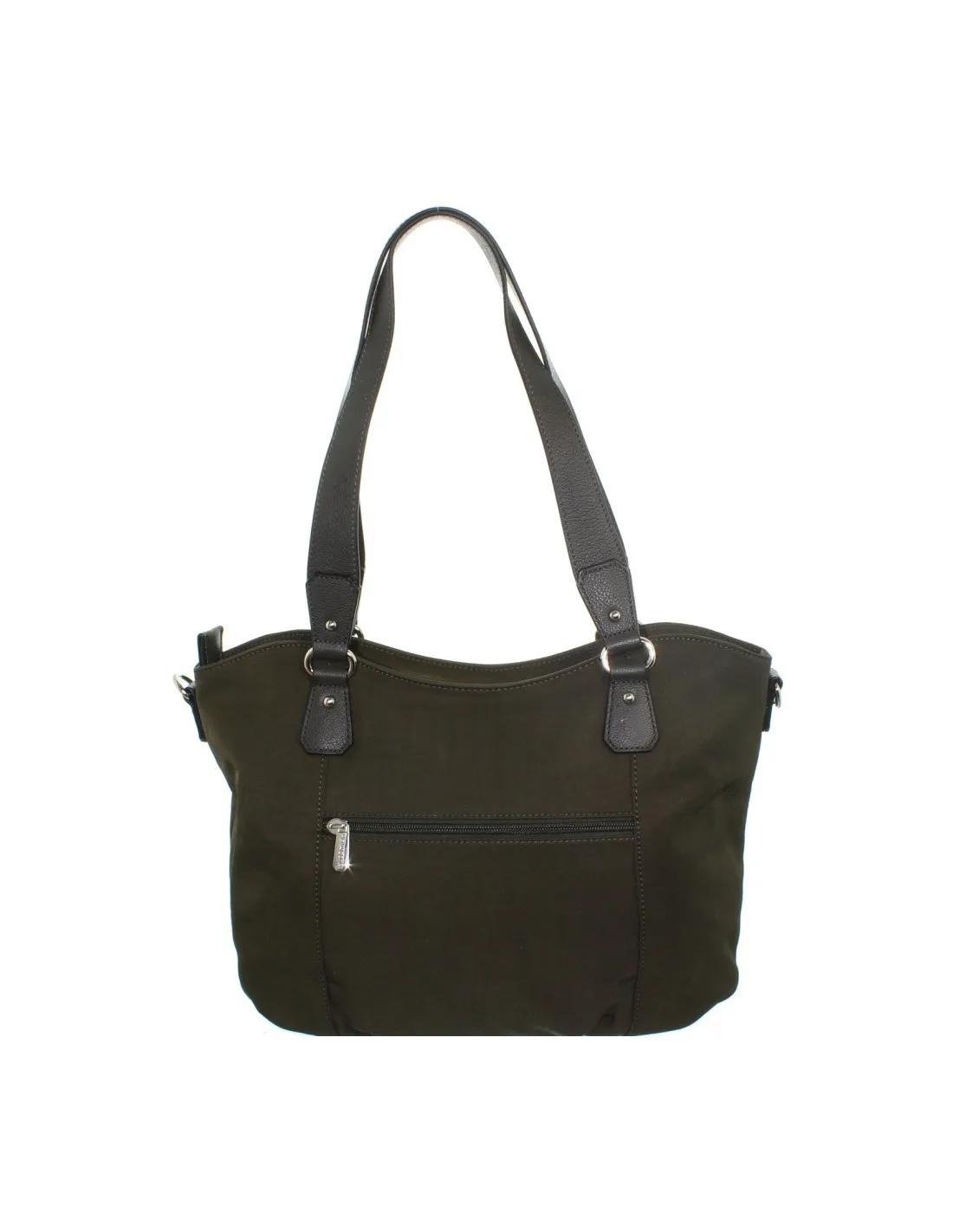 Sac porté épaule Hexagona en toile ref_xga44024-olive-39*27*12