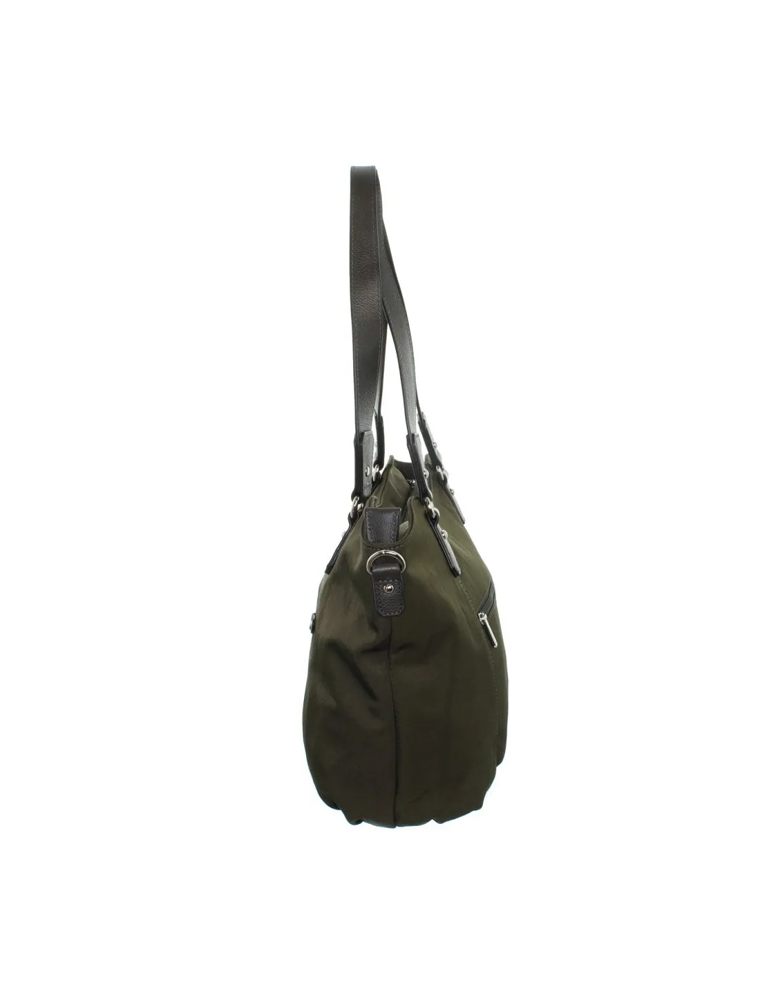 Sac porté épaule Hexagona en toile ref_xga44024-olive-39*27*12