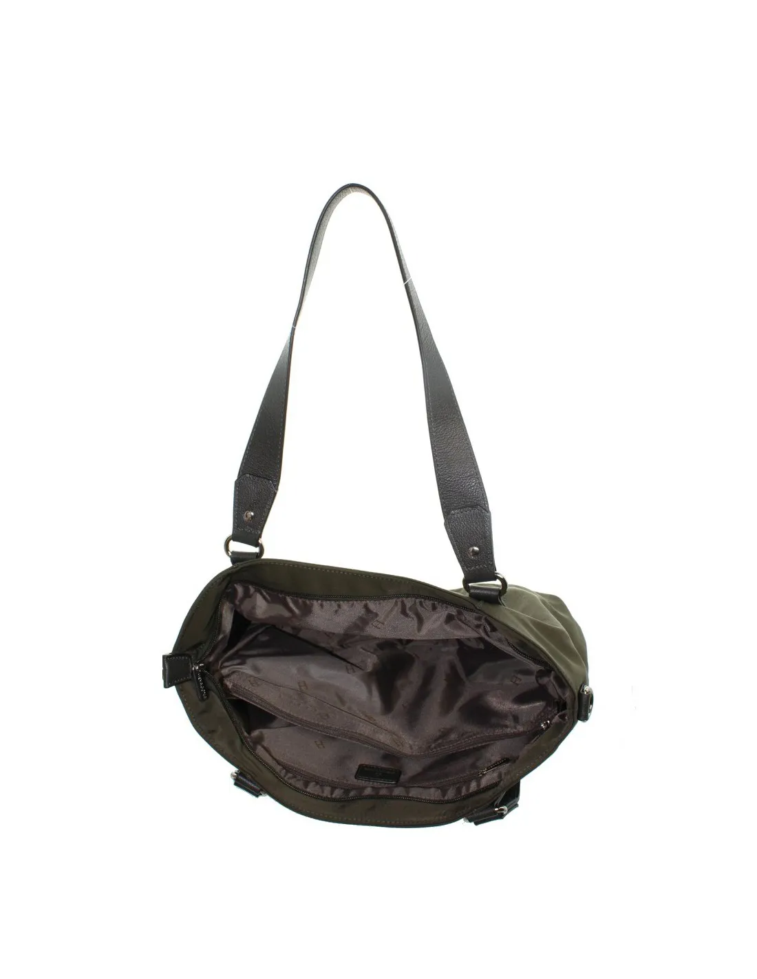 Sac porté épaule Hexagona en toile ref_xga44024-olive-39*27*12